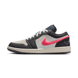 Jordan 1 Low Light Graphite Hot Punch (Women's)