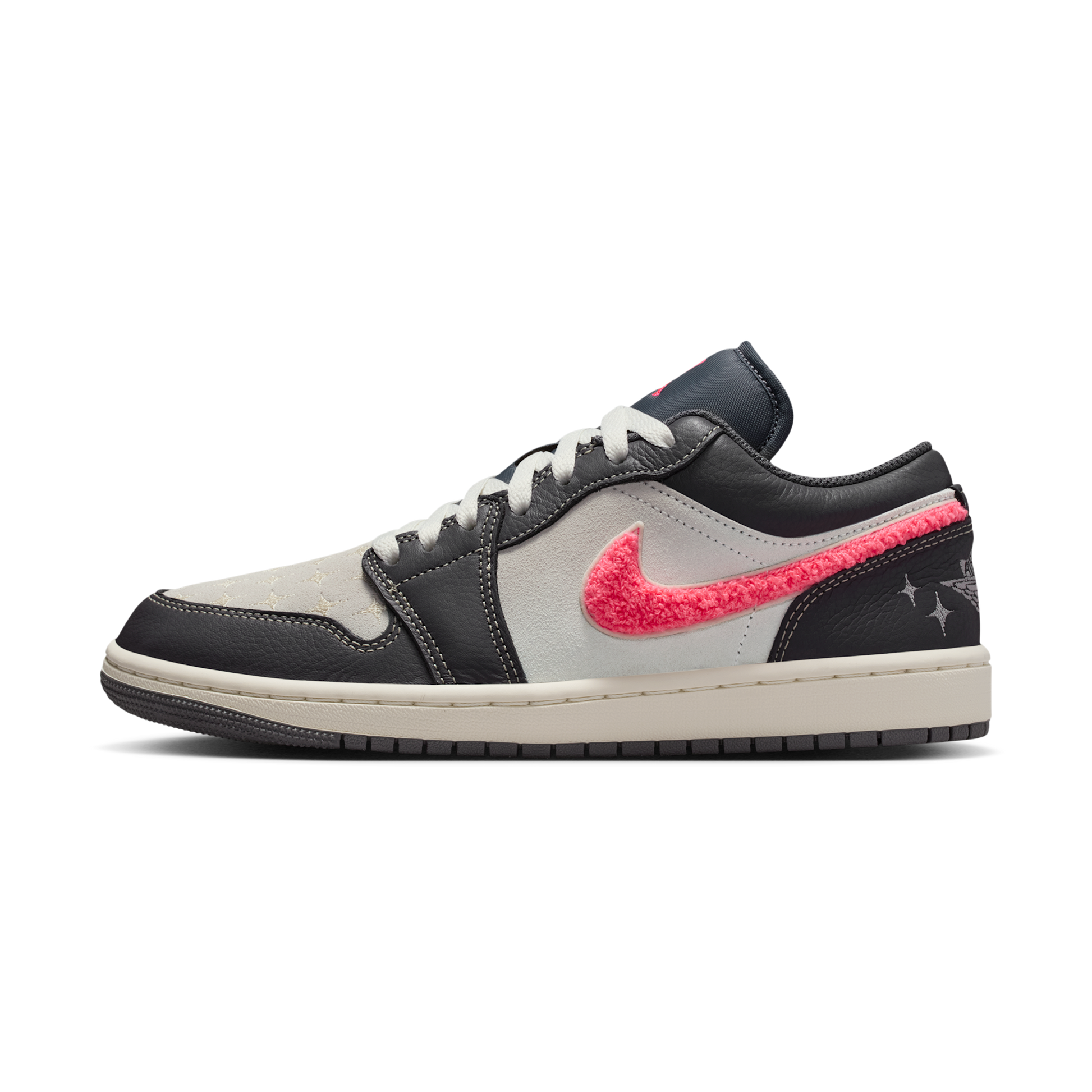 Jordan 1 Low Light Graphite Hot Punch (Women's)