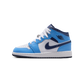 Jordan 1 Mid University Blue Midnight Navy