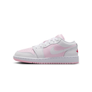 Jordan 1 Low Pink Foam Fire Red White (GS)