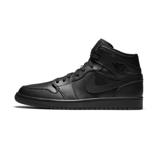 Jordan 1 Mid Triple Black