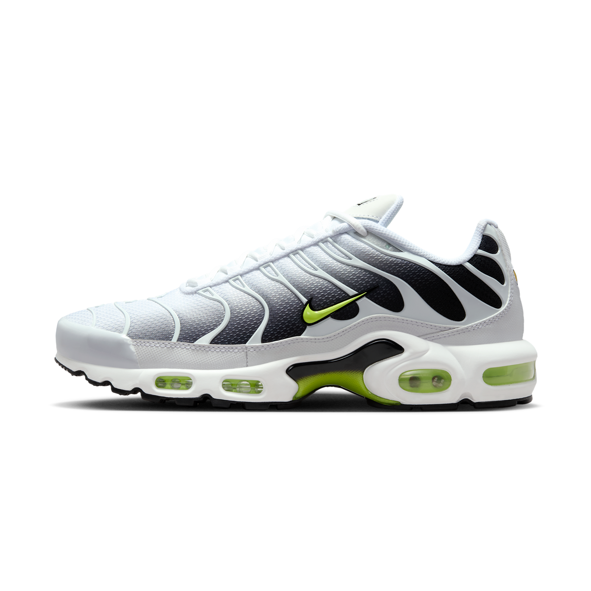 Nike Air Max Plus White Black Volt