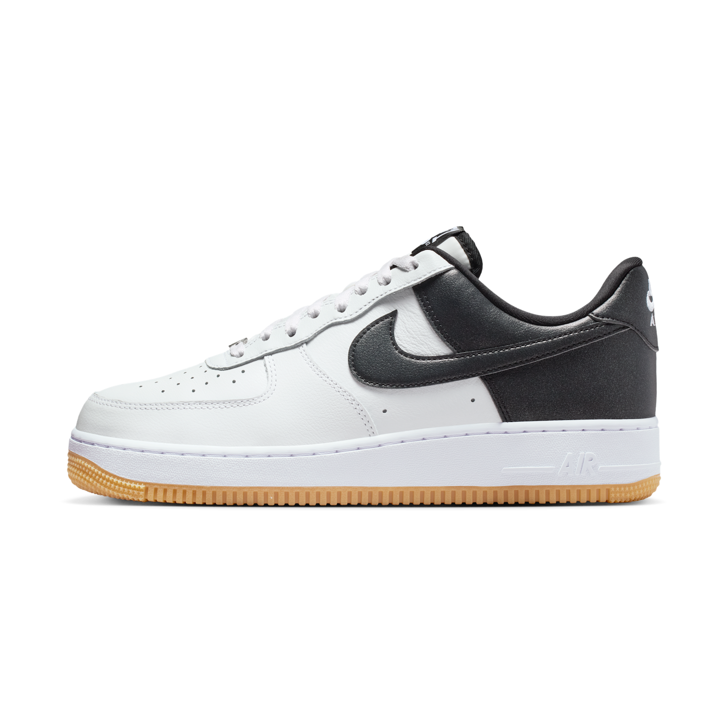 Nike Air Force 1 Low '07 LV8 White Black Metallic Silver