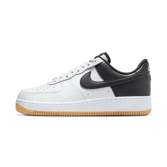 Nike Air Force 1 Low '07 LV8 White Black Metallic Silver