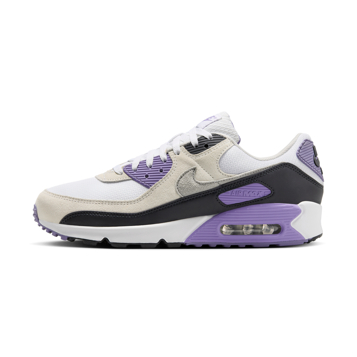 Nike Air Max 90 White Dusty Amethyst Photon Dust Light Smoke Grey