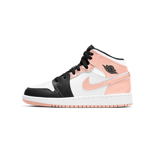 Jordan 1 Mid Arctic Orange Black Toe