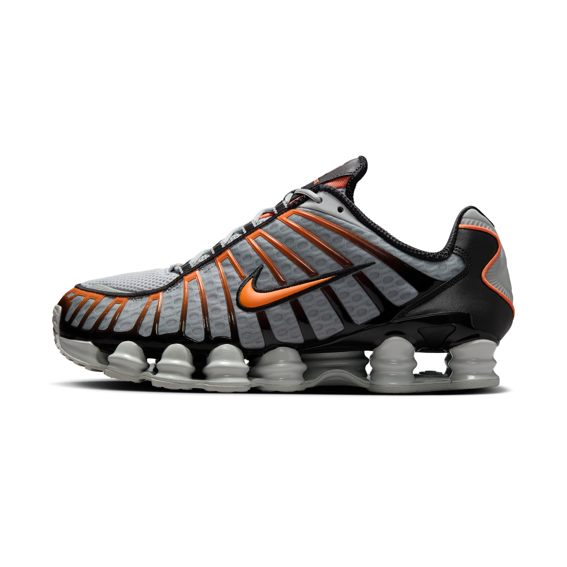 Nike Shox TL Light Smoke Grey Black Bright Mandarin