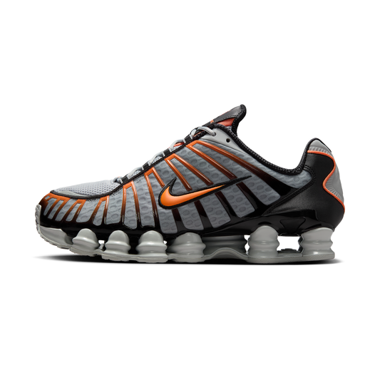 Nike Shox TL Light Smoke Grey Black Bright Mandarin