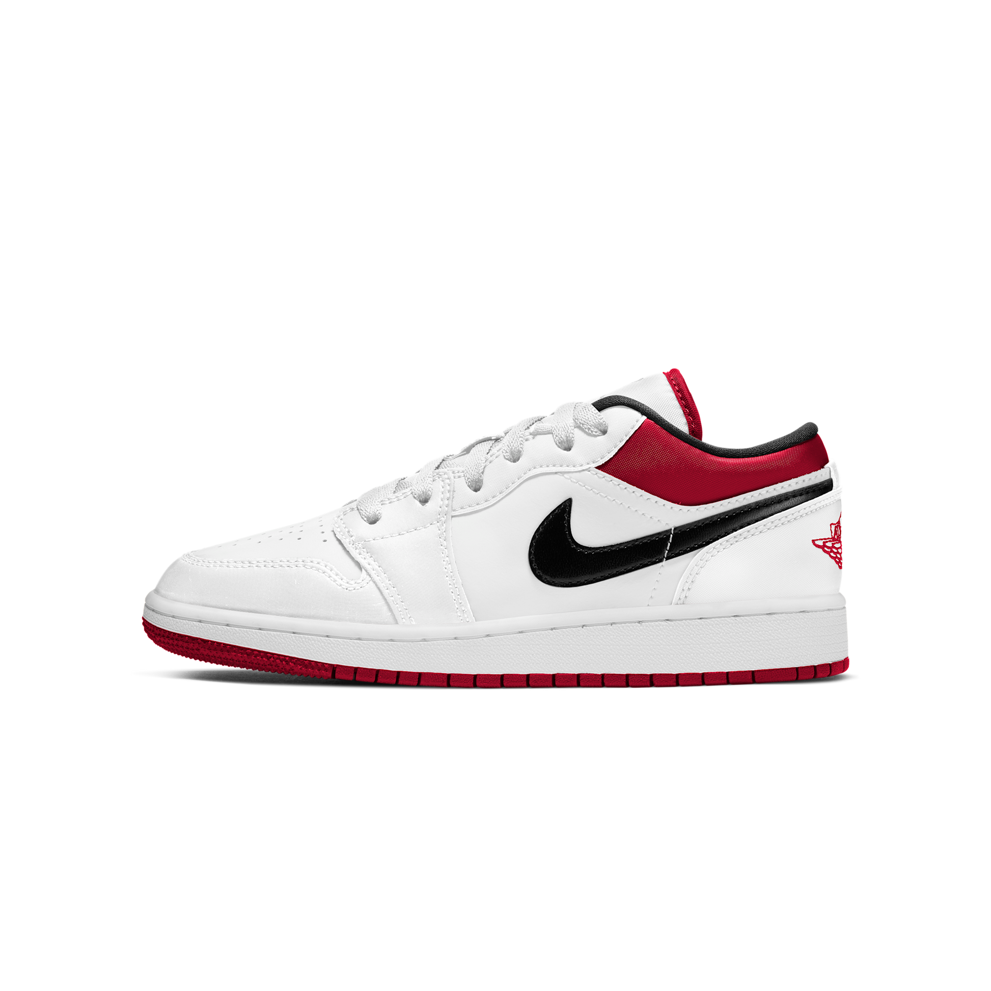 Jordan 1 Low White Gym Red (GS)