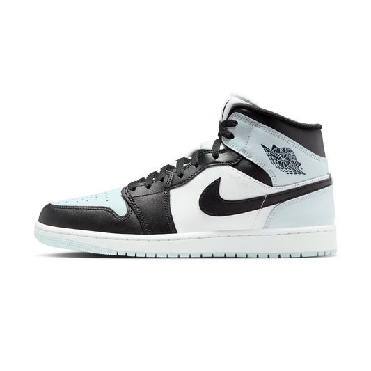 Jordan 1 Mid Black Aura Squadron Blue