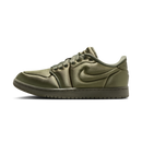 Jordan 1 Low Method of Make Satin Medium Olive (Women's)