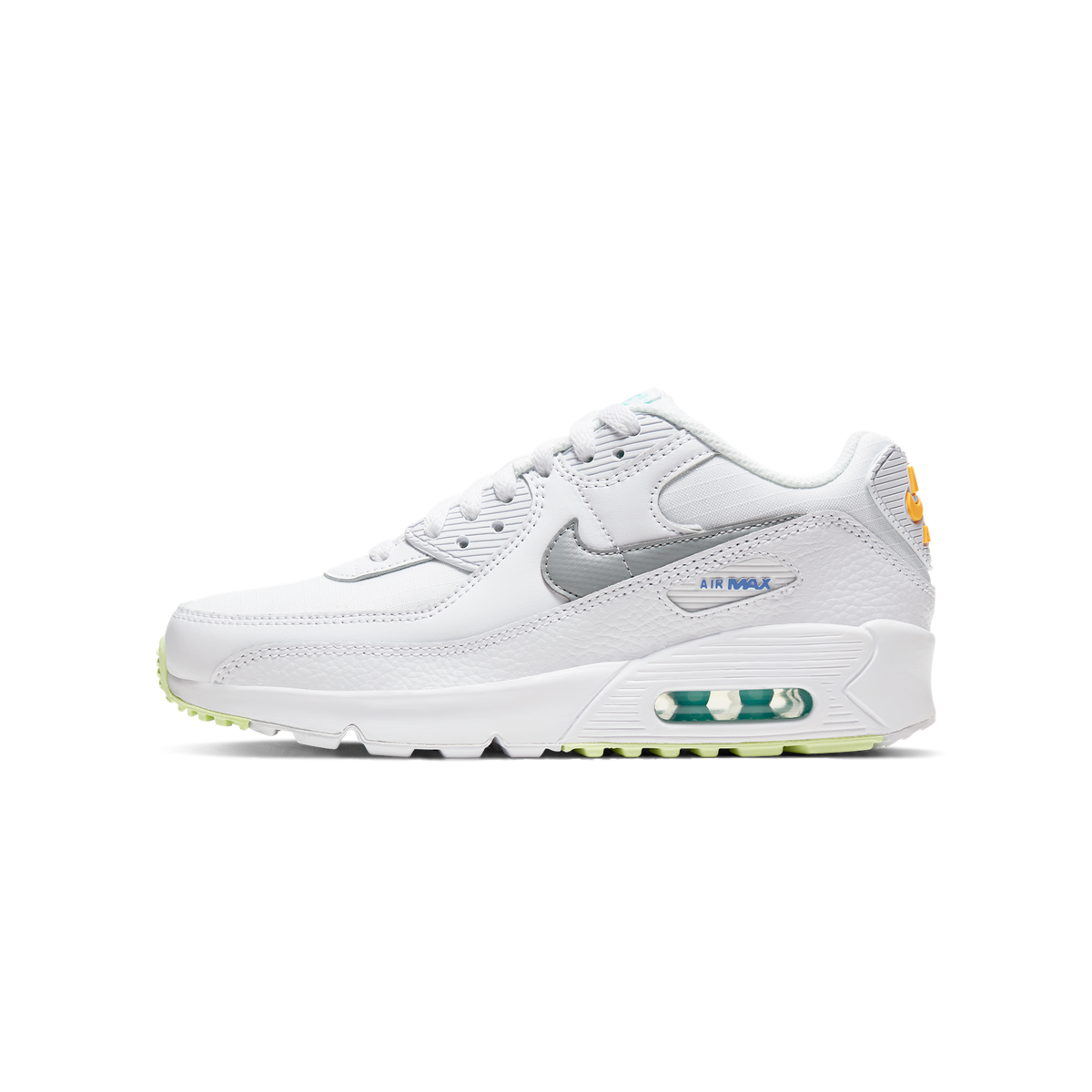 Nike Air Max 90 White Laser Orange Aurora (GS)