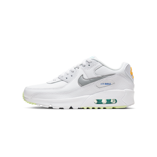 Nike Air Max 90 White Laser Orange Aurora (GS)