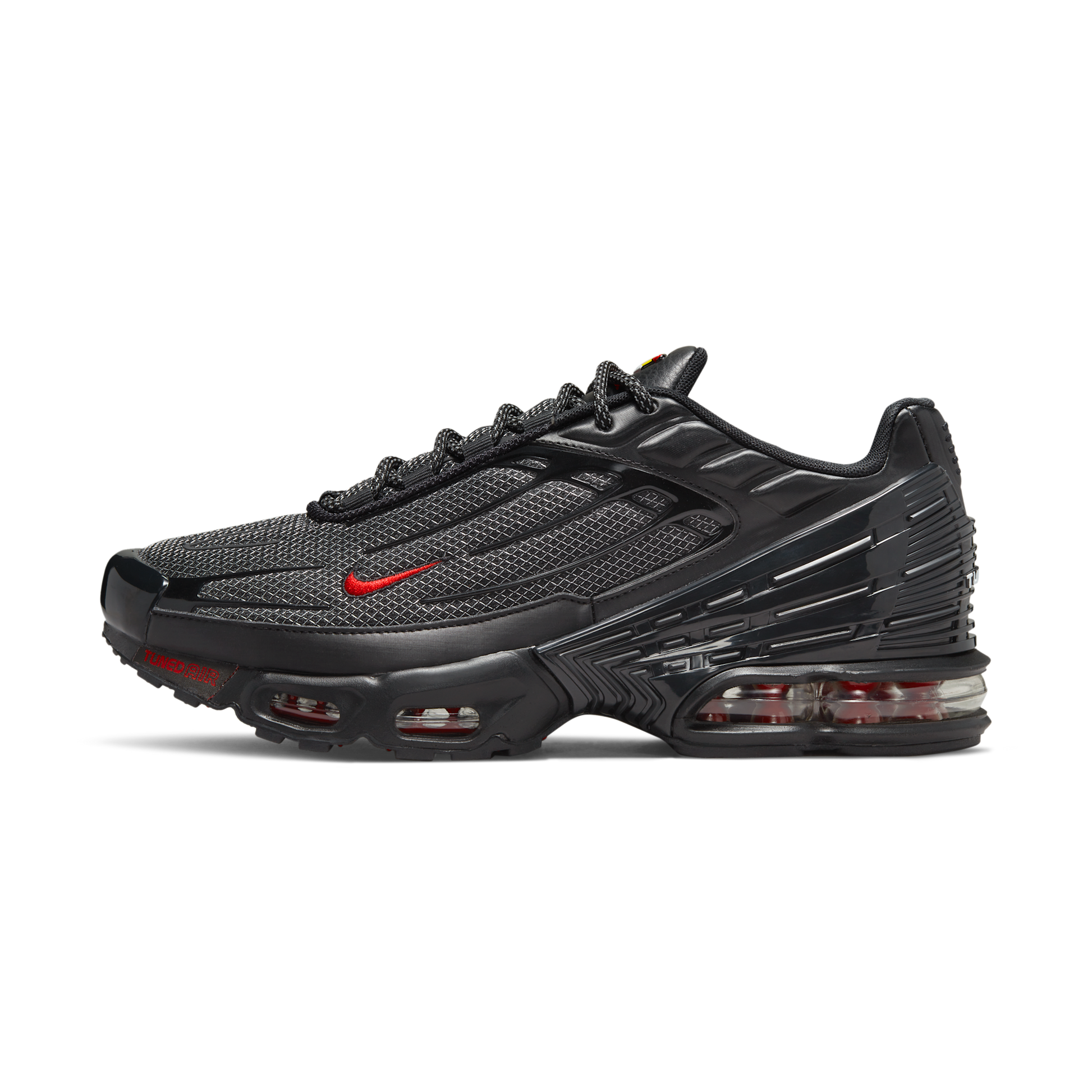 Nike Air Max Plus 3 Black Reflective Silver University Red