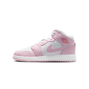 Jordan 1 Mid Pink Foam Fire Red (GS)