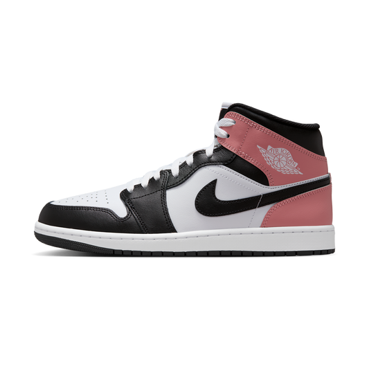 Jordan 1 Mid White Rust Pink Black