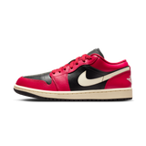 Jordan 1 Low Mystic Hibiscus Black (Women's)