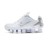 Nike Shox TL White Metallic Silver Max Orange (Women's)