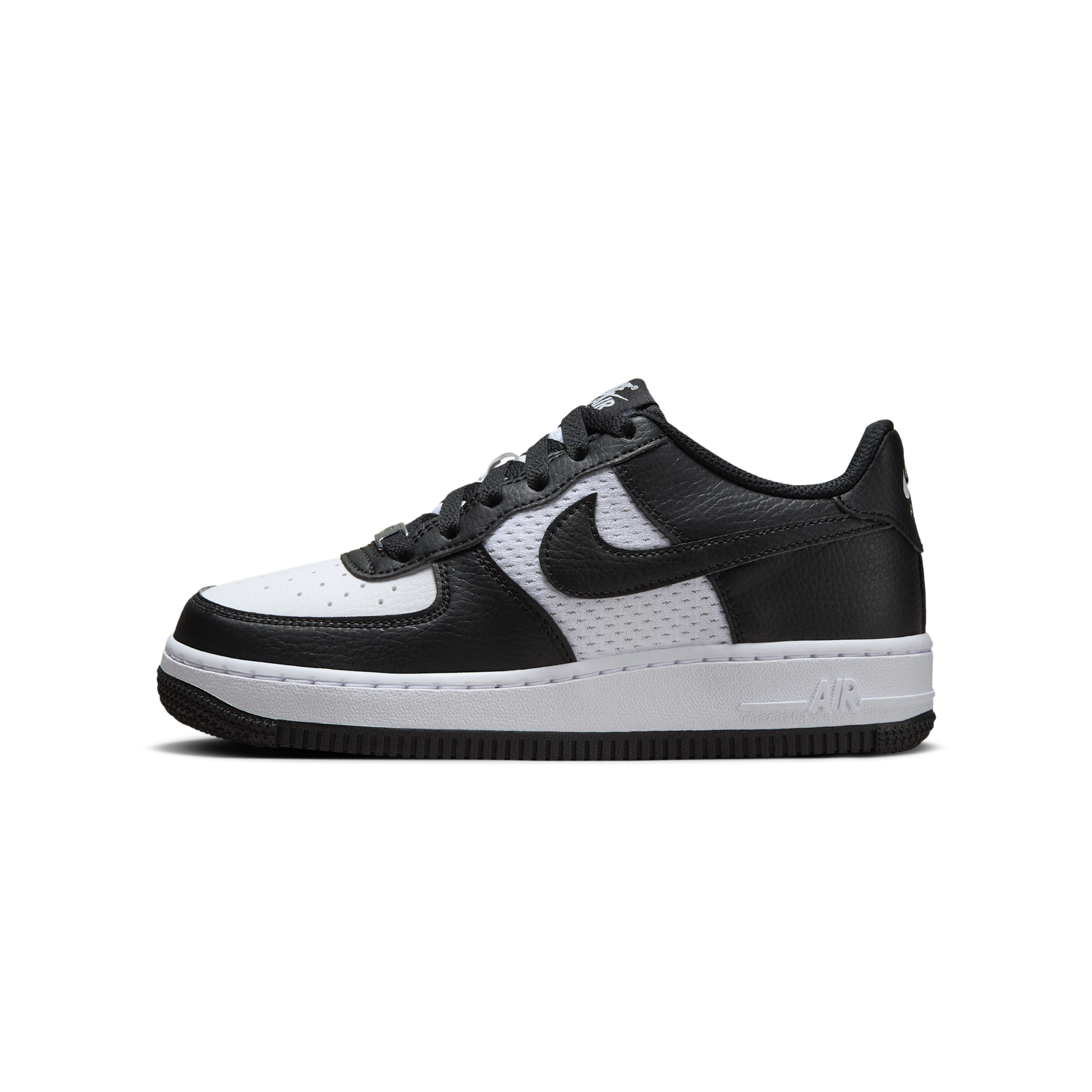 Nike Air Force 1 Low Black White Mesh (GS)