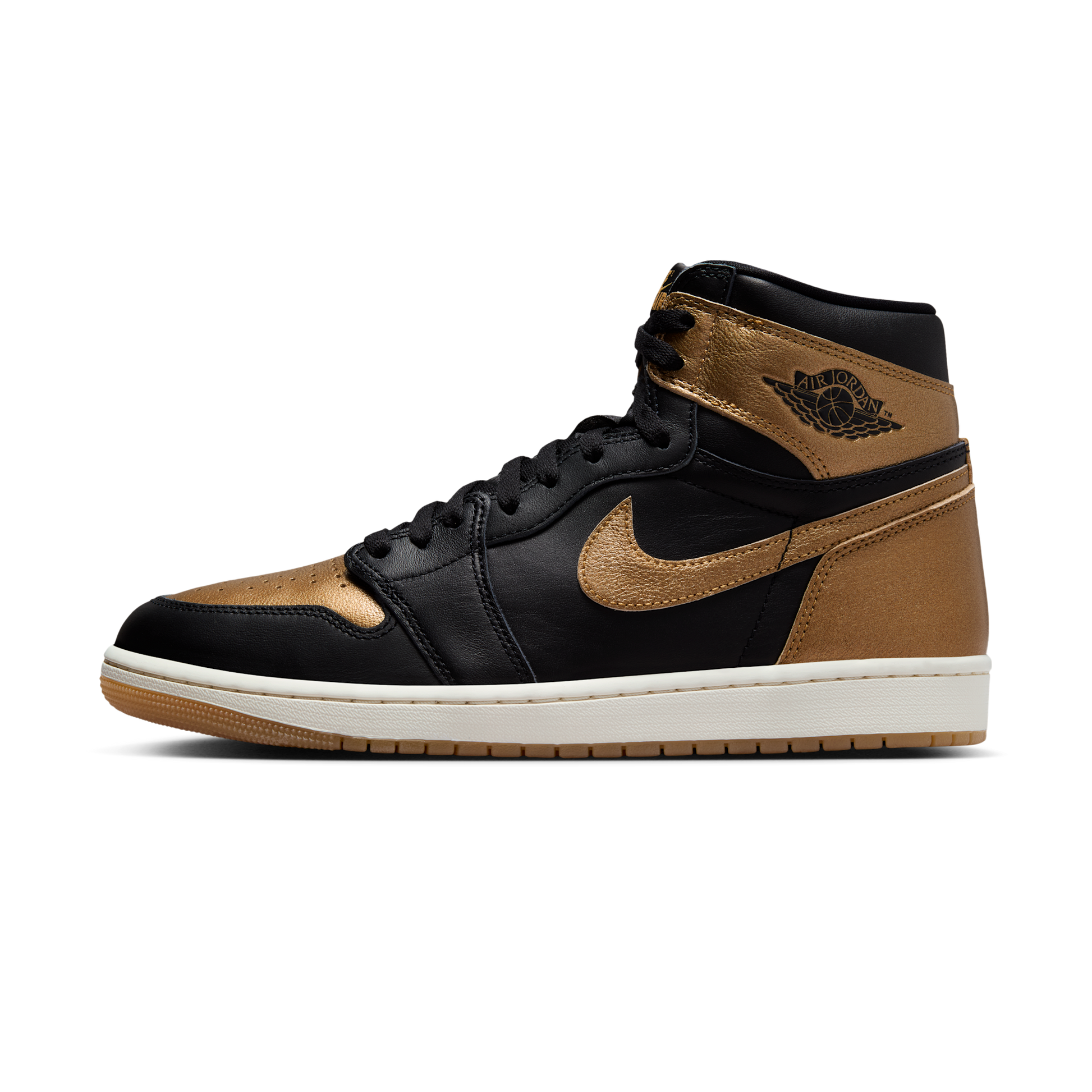 Jordan 1 Retro High OG Black Metallic Gold