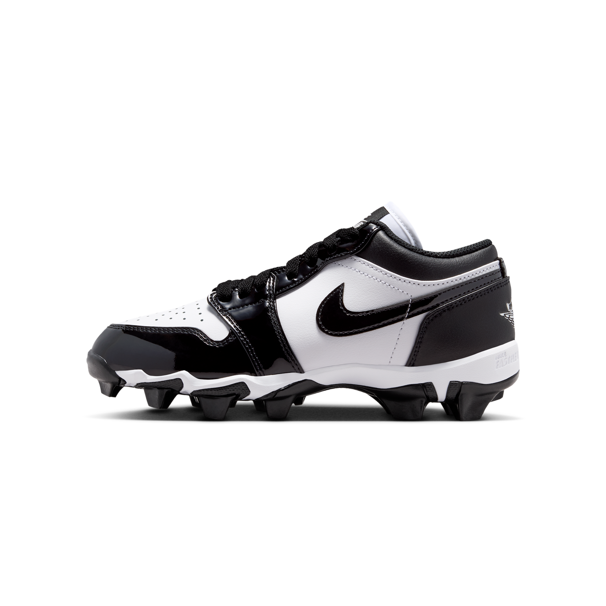 Jordan 1 Low Cleat Patent Panda (GS)