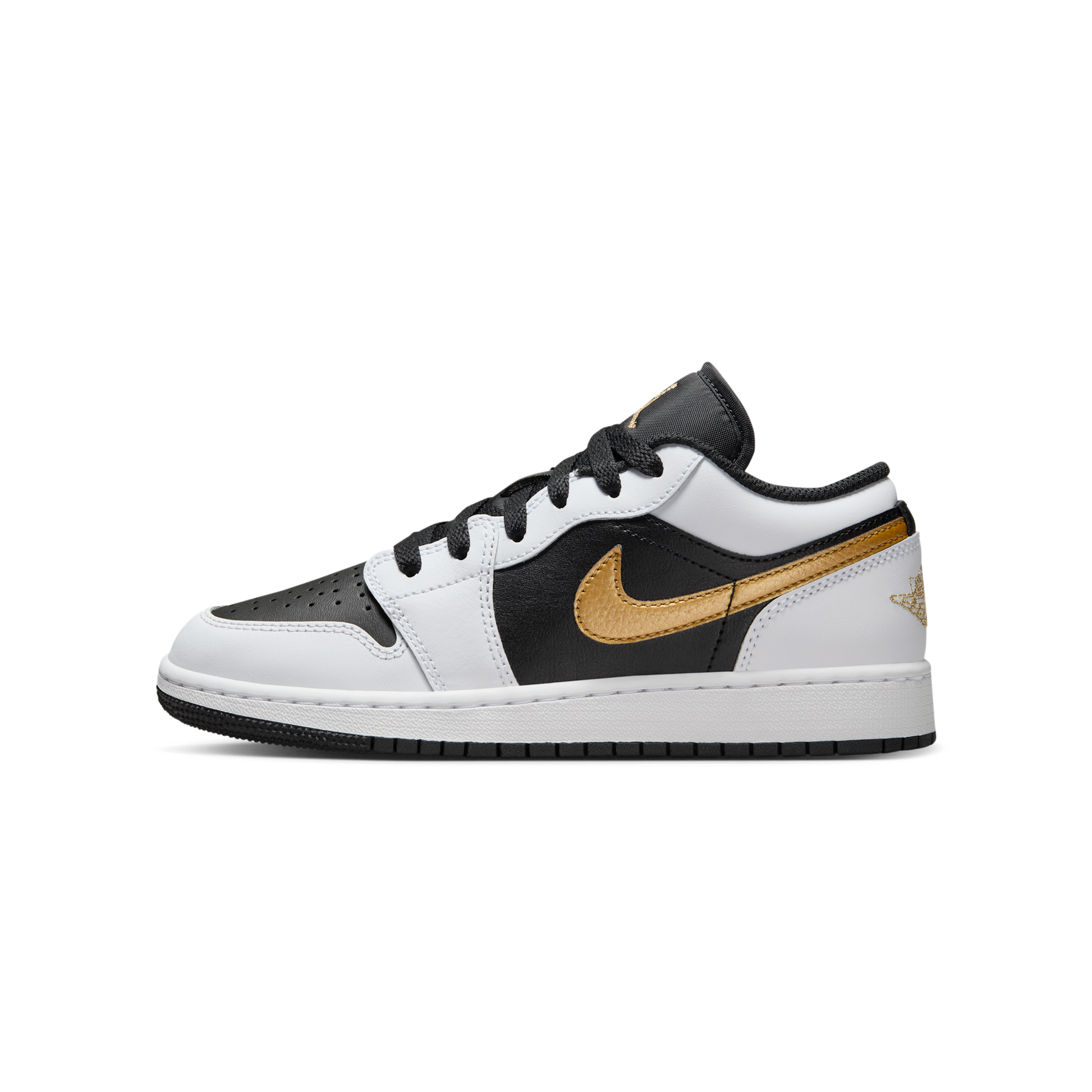 Jordan 1 Low Gold Swoosh (GS)