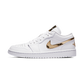 Jordan 1 Low White Metallic Gold (Women's)