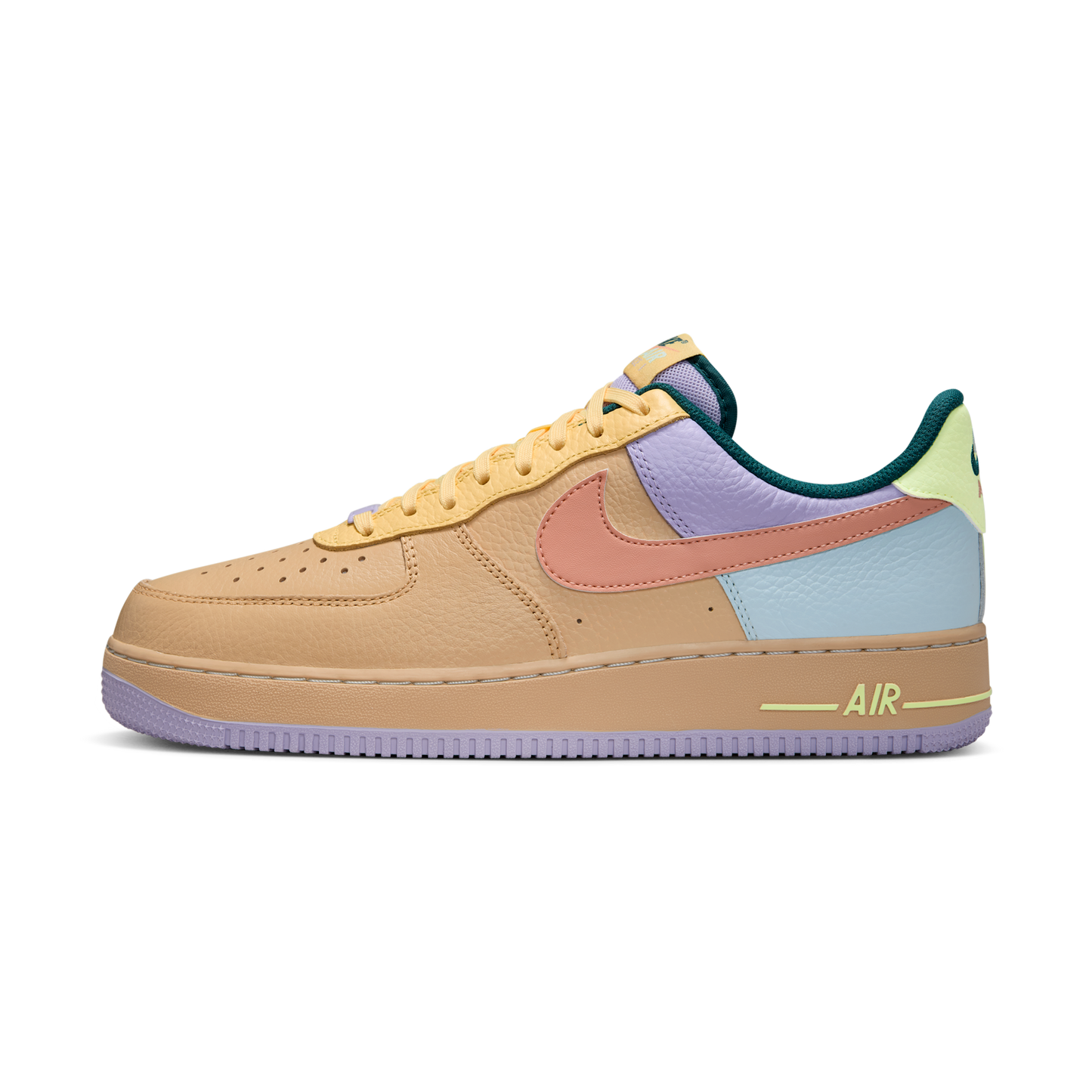 Nike Air Force 1 Low '07 Sesame Hydrangeas Soft Yellow Apricot Agate
