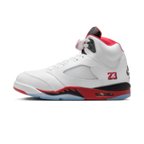 Jordan 5 Retro Fire Red Black Tongue (2025)
