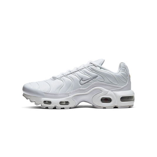 Nike Air Max Plus White Metallic Silver (GS)