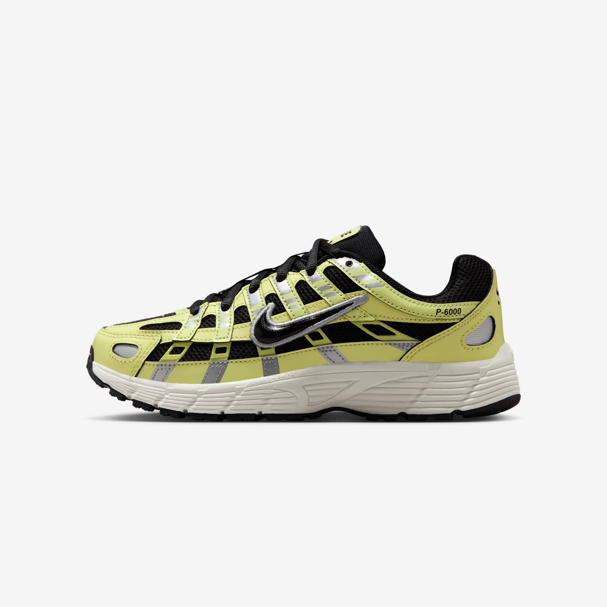 Nike P-6000 Light Lemon Twist Metallic Silver Sail Black (GS)