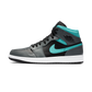 Jordan 1 Mid Grey Aqua