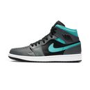 Jordan 1 Mid Grey Aqua