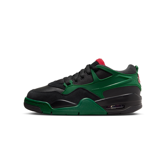 Jordan 4 RM Black Gorge Green Varsity Red (GS)