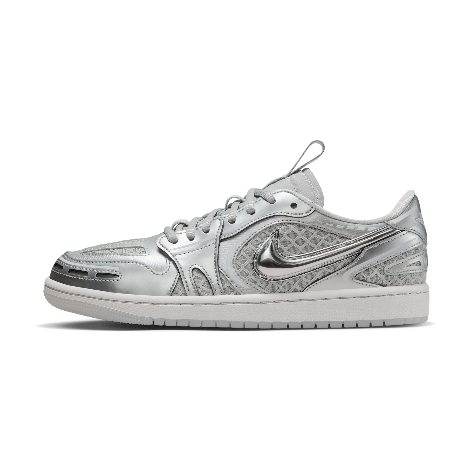 Jordan 1 Low Method of Make V3 Metallic Silver (Women's)