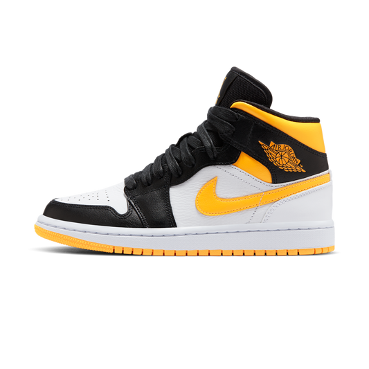 Jordan 1 Mid Laser Orange Black (Women's)