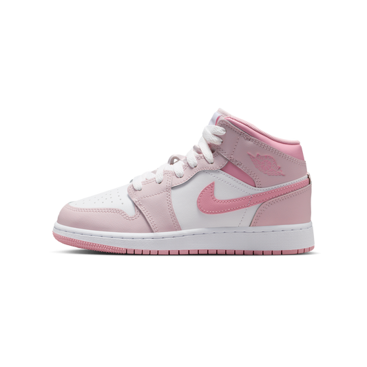 Jordan 1 Mid Pearl Pink White (GS)