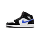 Jordan 1 Mid Black Racer Blue White (GS)