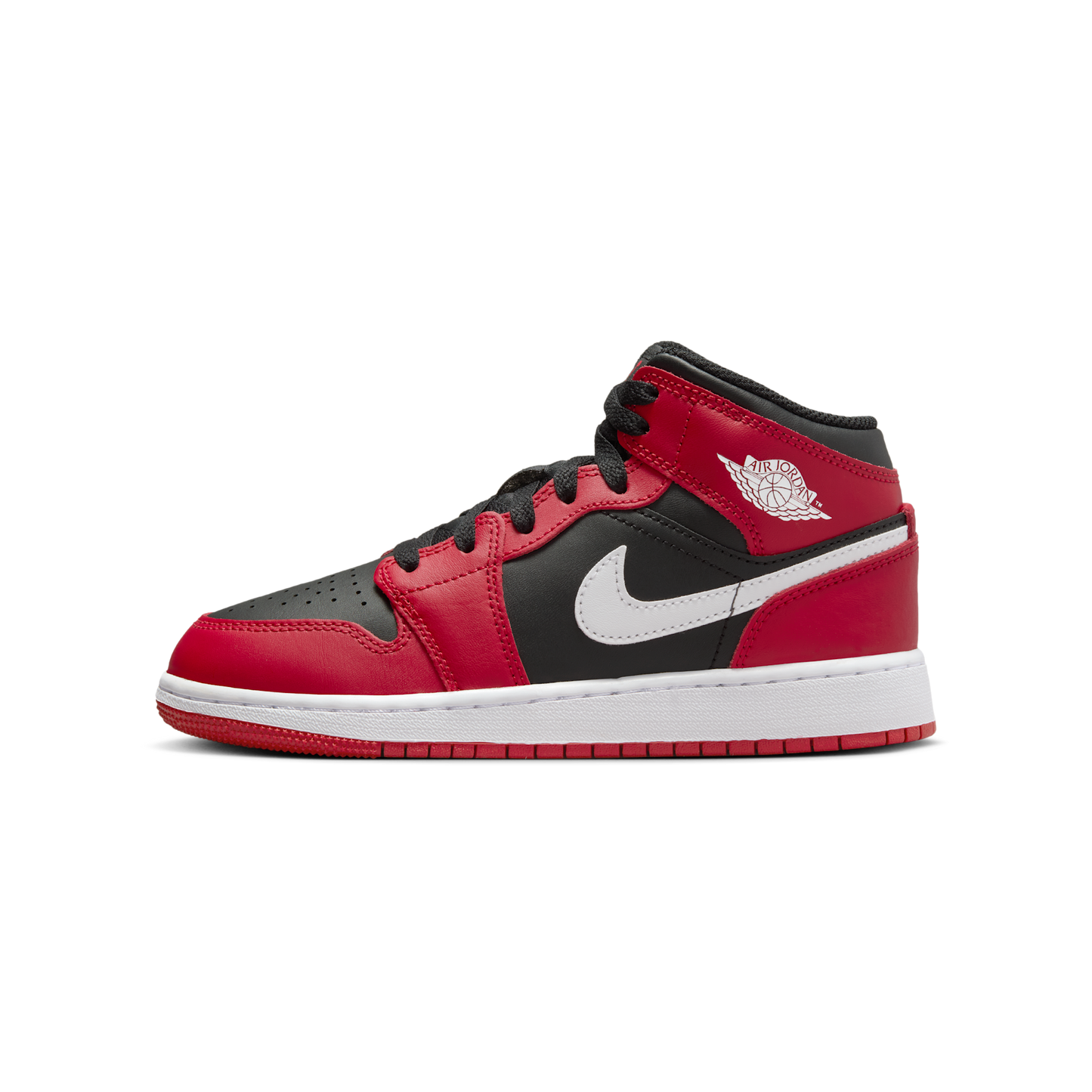 Jordan 1 Mid Gym Red Black White