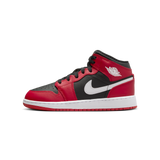 Jordan 1 Mid Gym Red Black White