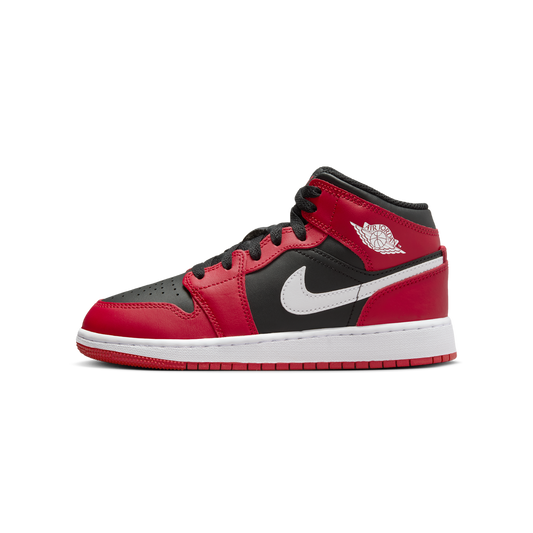 Jordan 1 Mid Gym Red Black White