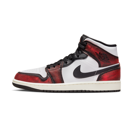 Jordan 1 Mid Wear-Away Chicago