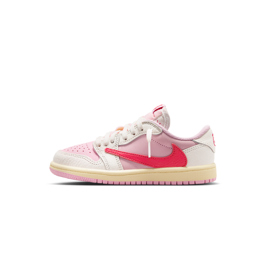 Jordan 1 Retro Low OG SP Travis Scott Sail Tropical Pink (PS)