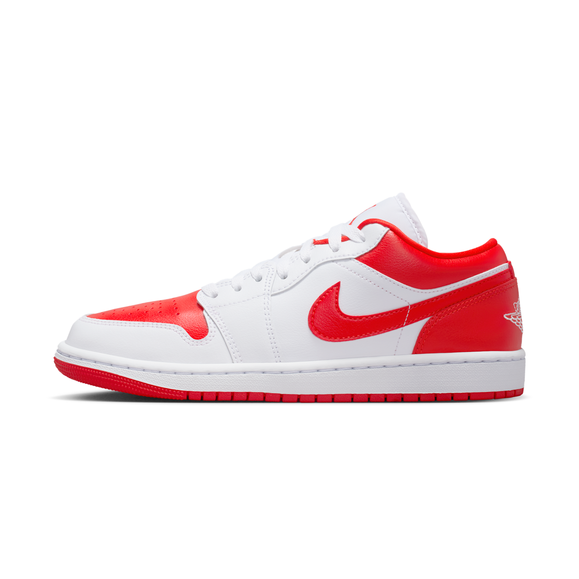 Jordan 1 Low White Chile Red (Women's)