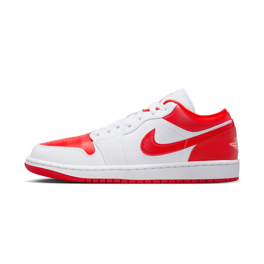 Jordan 1 Low White Chile Red (Women's)