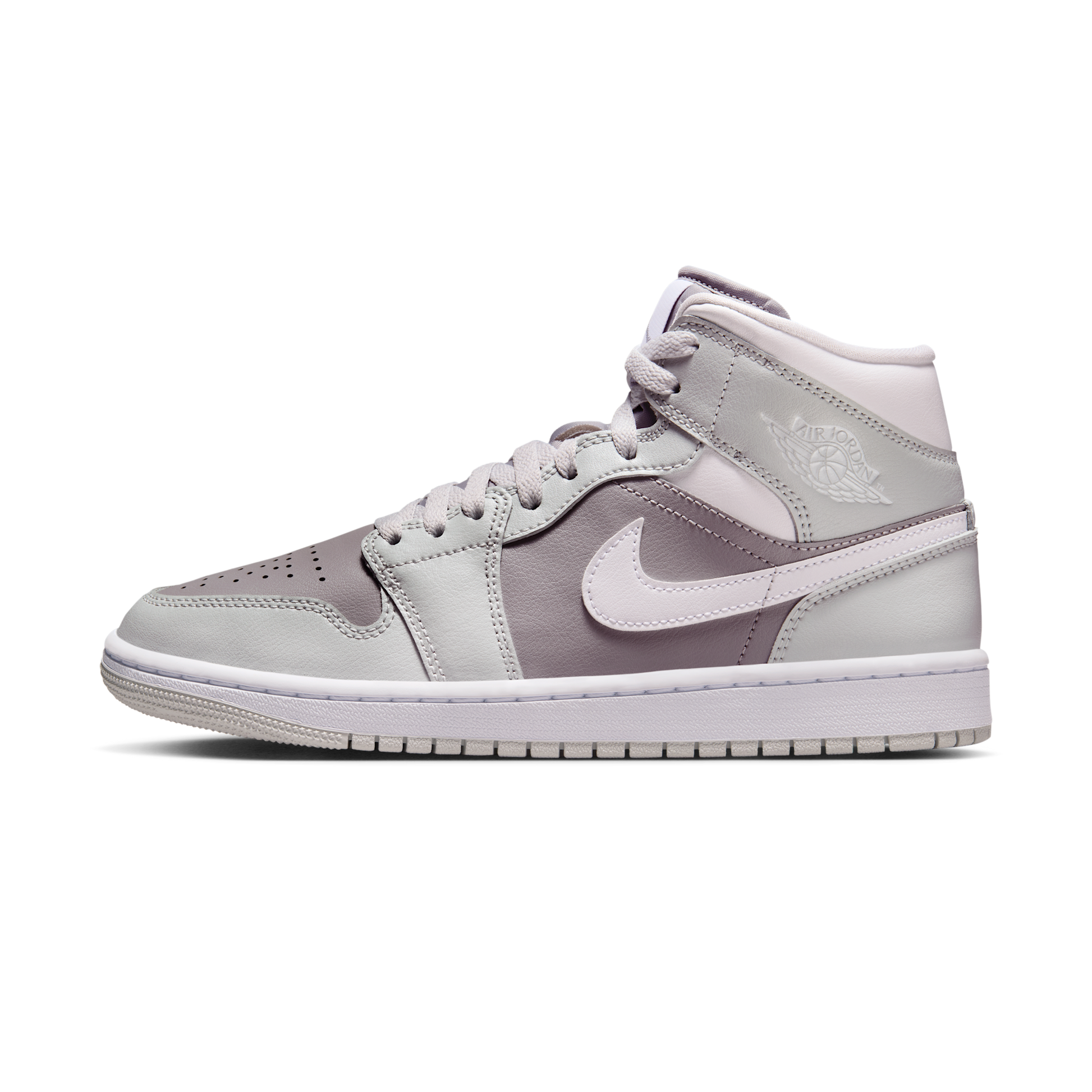Jordan 1 Mid Photon Dust Atmosphere Grey (Women's)