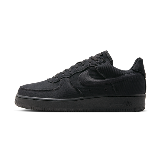 Nike Air Force 1 Low Triple Black Canvas