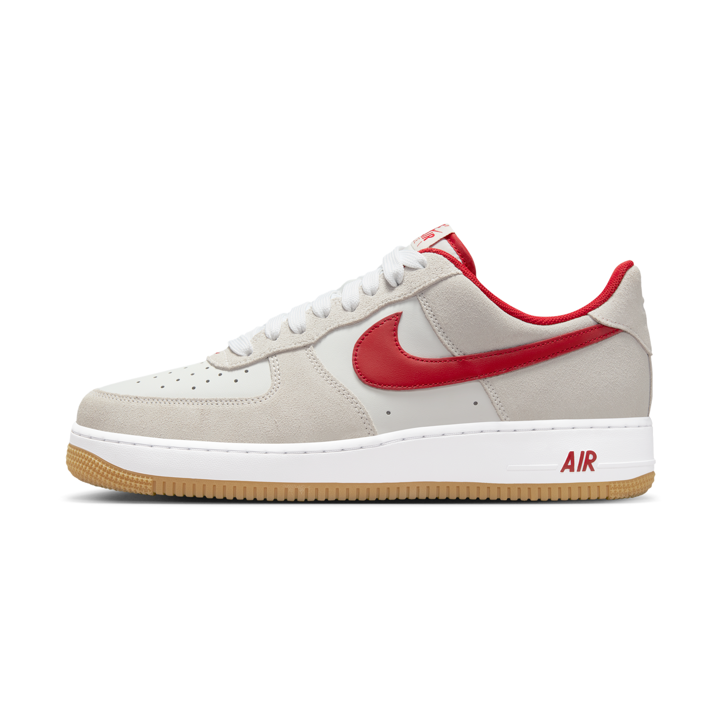 Nike Air Force 1 Low '07 LV8 Summit White Varsity Red Gum