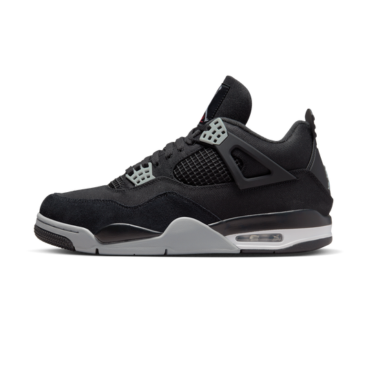 Air Jordan 4 Black Canvas