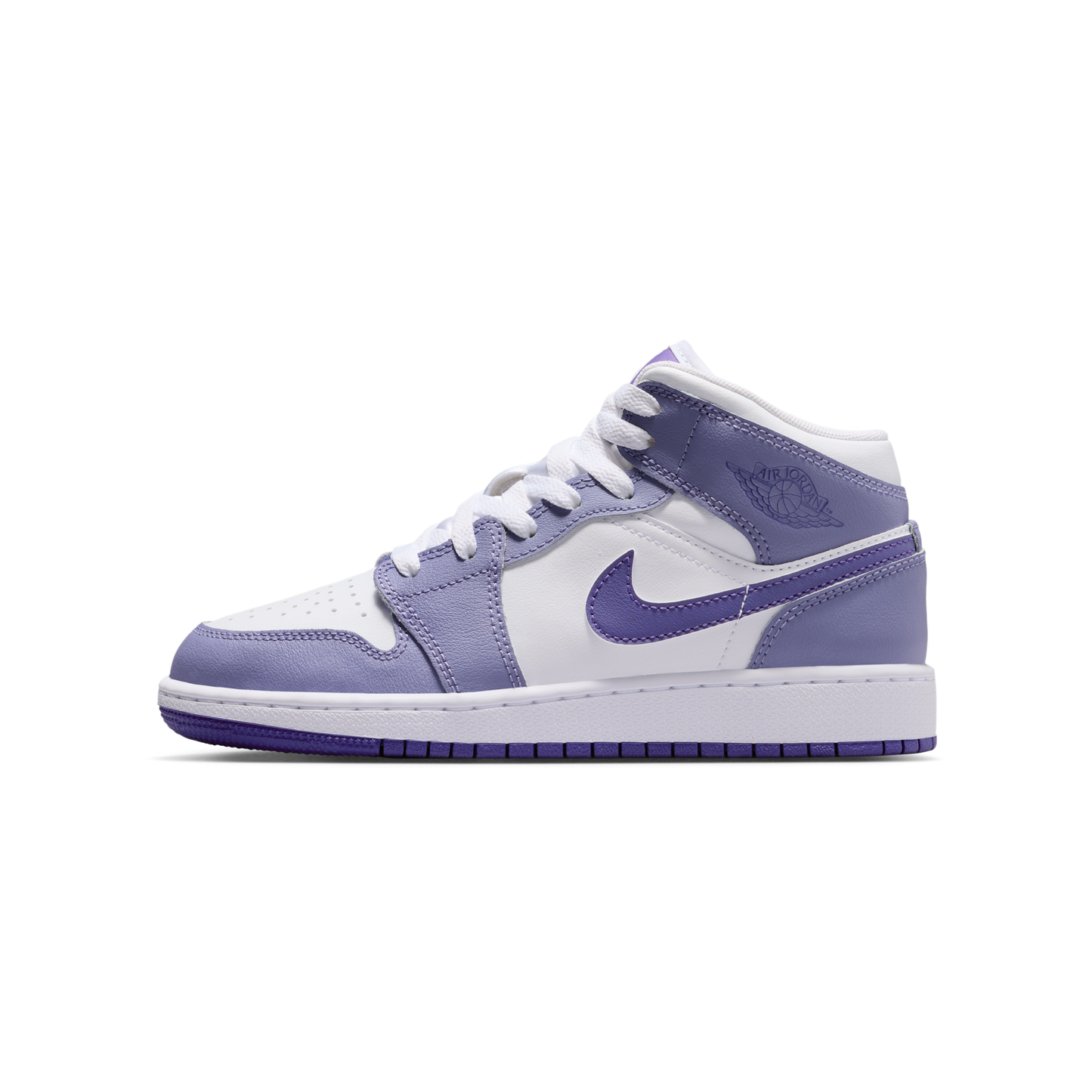 Jordan 1 Mid Dusty Amethyst White Court Purple (GS)